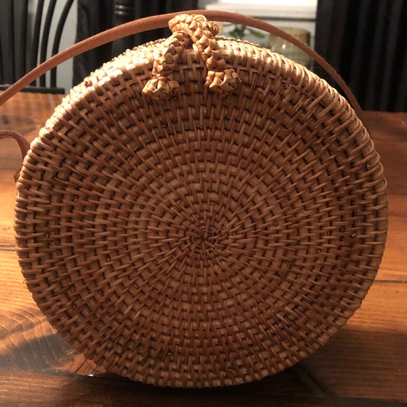Straw Studios Rattan Purse - Picture 2 of 4